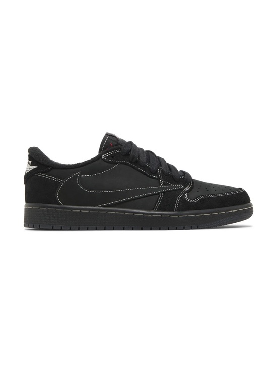 Nike Men's Black Low-Top Sneakers with White Stitching